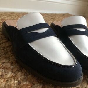 New: Cole Haan Stassi Leather Penny Loafer Mules. Size 10